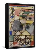 Head; Kopf-Paul Klee-Framed Stretched Canvas