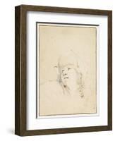 Head Looking Up-Stefano Della Bella-Framed Giclee Print