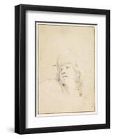 Head Looking Up-Stefano Della Bella-Framed Giclee Print