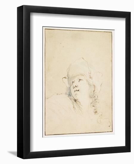 Head Looking Up-Stefano Della Bella-Framed Giclee Print