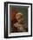 Head of a Baby, 1865 (Oil on Canvas)-Gustave Courbet-Framed Giclee Print