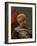 Head of a Baby, 1865 (Oil on Canvas)-Gustave Courbet-Framed Giclee Print