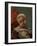 Head of a Baby, 1865 (Oil on Canvas)-Gustave Courbet-Framed Giclee Print