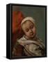 Head of a Baby, 1865 (Oil on Canvas)-Gustave Courbet-Framed Stretched Canvas