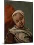 Head of a Baby, 1865 (Oil on Canvas)-Gustave Courbet-Mounted Giclee Print