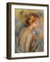 Head of a Bather in Profile-Pierre-Auguste Renoir-Framed Giclee Print