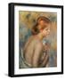 Head of a Bather in Profile-Pierre-Auguste Renoir-Framed Giclee Print