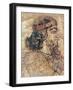 Head of a Bearded Man, from Tell-Ahmar, Syria (Fresco)-Assyrian-Framed Giclee Print