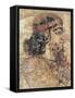 Head of a Bearded Man, from Tell-Ahmar, Syria (Fresco)-Assyrian-Framed Stretched Canvas