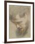 Head of a Bearded Man in Profile, Bent, Looking Down-Federico Barocci-Framed Giclee Print