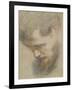 Head of a Bearded Man in Profile, Bent, Looking Down-Federico Barocci-Framed Giclee Print