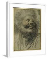 Head of a Bearded Man, Looking Up to the Right-Camillo Procaccini-Framed Giclee Print