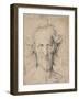 Head of a Bearded Old Man (Satur), 1516-Hans Baldung-Framed Giclee Print