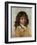 Head of a Boy, Early 19th Century-Louis Leopold Boilly-Framed Giclee Print