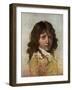 Head of a Boy, Early 19th Century-Louis Leopold Boilly-Framed Giclee Print