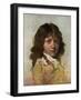 Head of a Boy, Early 19th Century-Louis Leopold Boilly-Framed Giclee Print