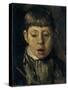 Head of a Boy from the Front, the Gaze Directed Downward-Willem de Zwart-Stretched Canvas