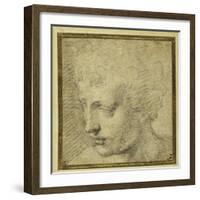 Head of a Boy, Nearly in Profile to the Left-Parmigianino-Framed Giclee Print