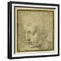 Head of a Boy, Nearly in Profile to the Left-Parmigianino-Framed Giclee Print