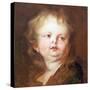 Head of a Boy (Oil on Canvas)-Anthony Van Dyck-Stretched Canvas