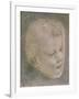 Head of a Child-Leonardo da Vinci-Framed Giclee Print