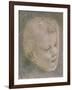 Head of a Child-Leonardo da Vinci-Framed Giclee Print