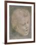 Head of a Child-Leonardo da Vinci-Framed Giclee Print