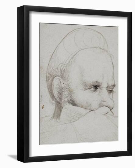 Head of a Crossbowman, c. 1516-Hans Holbein the Elder-Framed Giclee Print