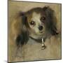 Head of a Dog, 1870-Pierre-Auguste Renoir-Mounted Art Print