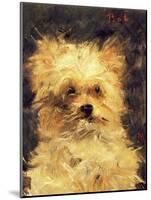 Head of a Dog - "Bob", 1876-Edouard Manet-Mounted Premium Giclee Print