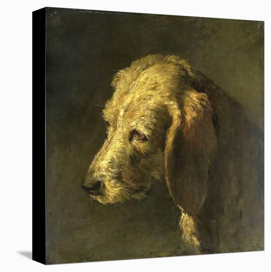 Head of a Dog-Nicolas Toussaint Charlet-Stretched Canvas