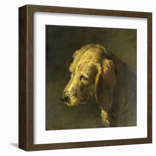 Head of a Dog-Nicolas Toussaint Charlet-Framed Art Print
