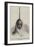 Head of a Druse Woman-null-Framed Premium Giclee Print