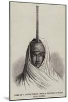 Head of a Druse Woman-null-Mounted Giclee Print