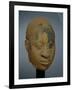 Head of a Figurine, from Ifa, Nigeria, 12th-14th Century-null-Framed Giclee Print