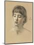 Head of a Girl, 1883-Edward John Poynter-Mounted Giclee Print