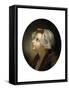 Head of a Girl, 18th Century-Jean-Baptiste Greuze-Framed Stretched Canvas