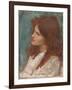 Head of a Girl, C. 1892-1900-John William Waterhouse-Framed Giclee Print