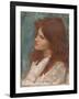 Head of a Girl, C. 1892-1900-John William Waterhouse-Framed Giclee Print