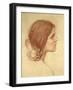 Head of a Girl, c.1905-John William Waterhouse-Framed Giclee Print