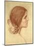 Head of a Girl, c.1905-John William Waterhouse-Mounted Giclee Print