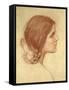 Head of a Girl, c.1905-John William Waterhouse-Framed Stretched Canvas