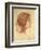 Head of a Girl, c.1905-John William Waterhouse-Framed Giclee Print