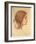 Head of a Girl, c.1905-John William Waterhouse-Framed Giclee Print