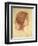 Head of a Girl, c.1905-John William Waterhouse-Framed Giclee Print