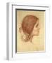 Head of a Girl, c.1905-John William Waterhouse-Framed Giclee Print