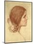 Head of a Girl, c.1905-John William Waterhouse-Mounted Giclee Print