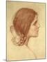 Head of a Girl, c.1905-John William Waterhouse-Mounted Giclee Print