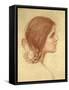 Head of a Girl, c.1905-John William Waterhouse-Framed Stretched Canvas