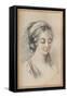 'Head of a Girl', c1746-Francois Boucher-Framed Stretched Canvas